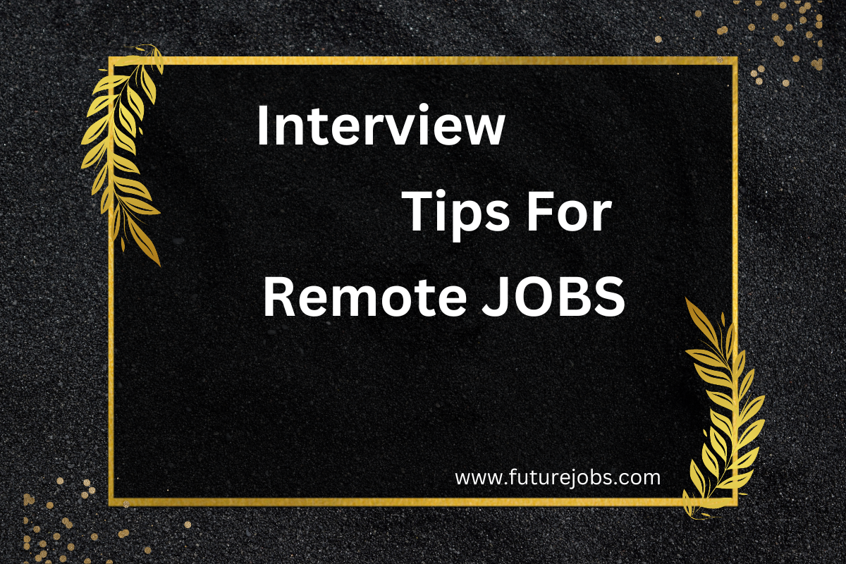 Tips For Remote Jobs